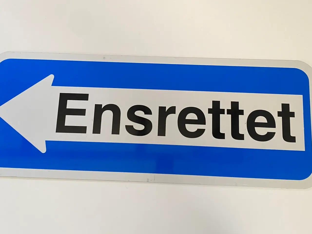 Billede 1 - Vejskilt