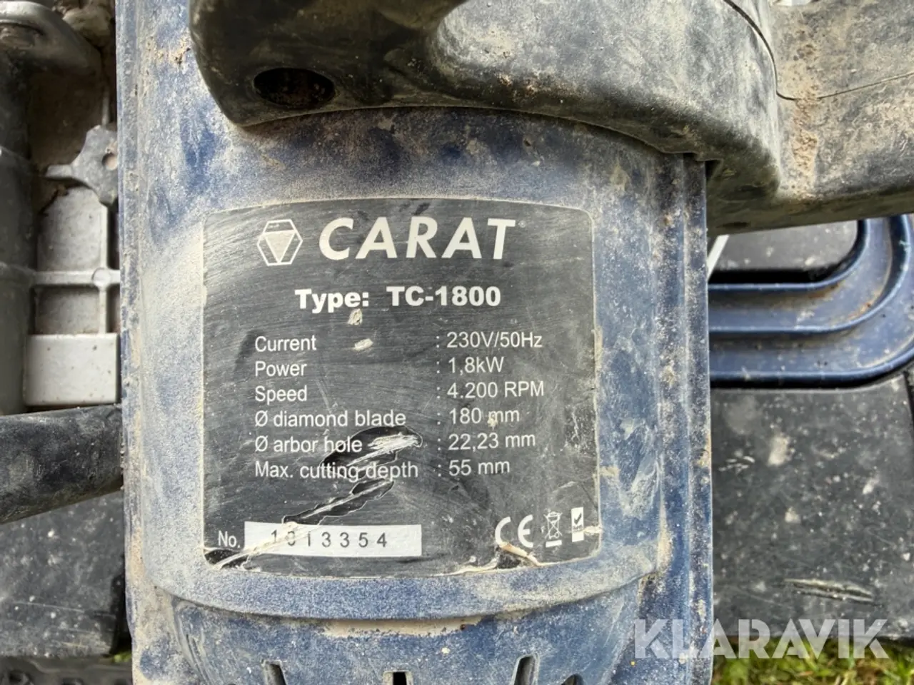 Billede 10 - Fliseskærer Carat TC-1800 med diamantklinge