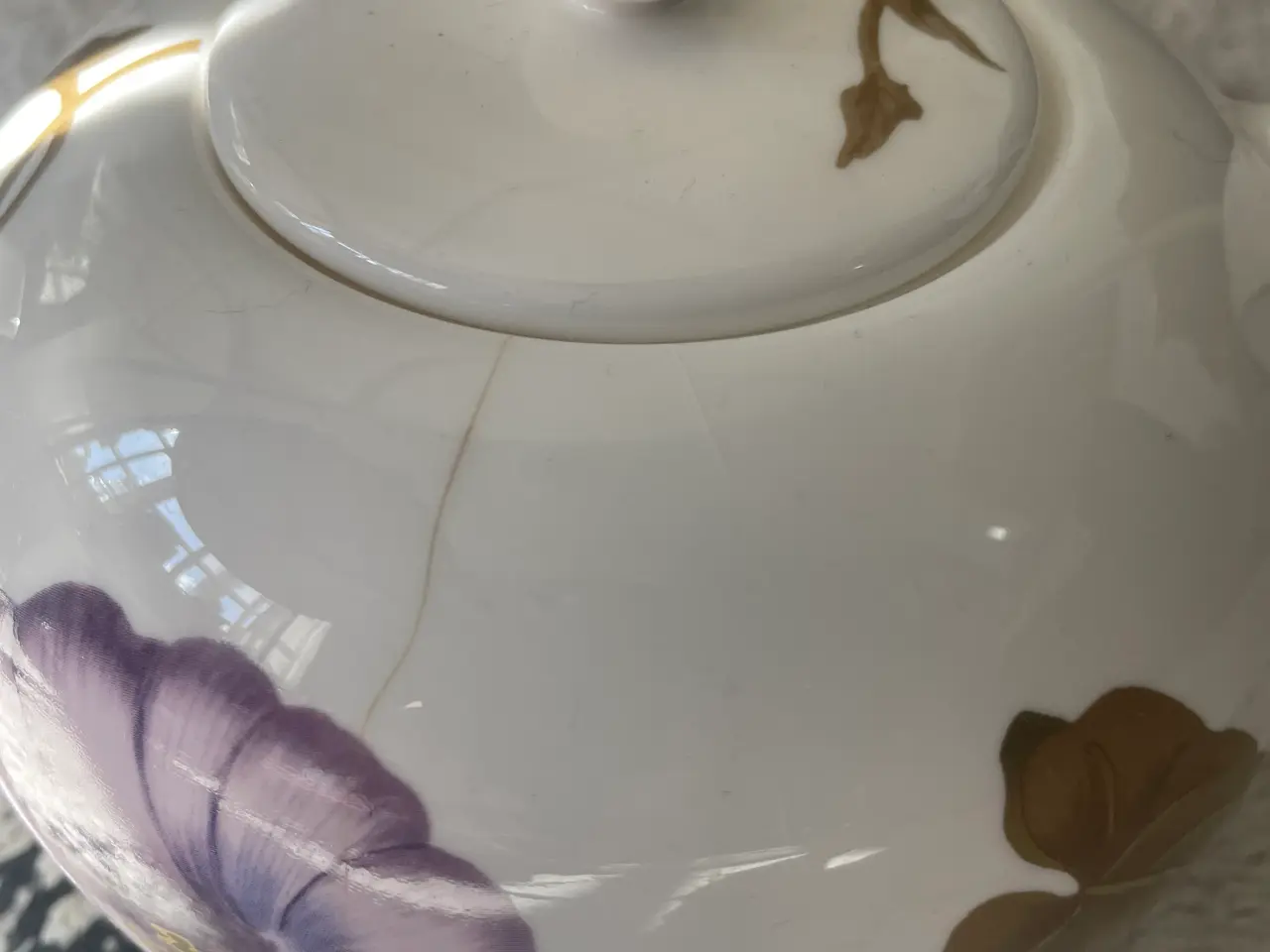 Billede 2 - Royal Copenhagen tekande flora thekande