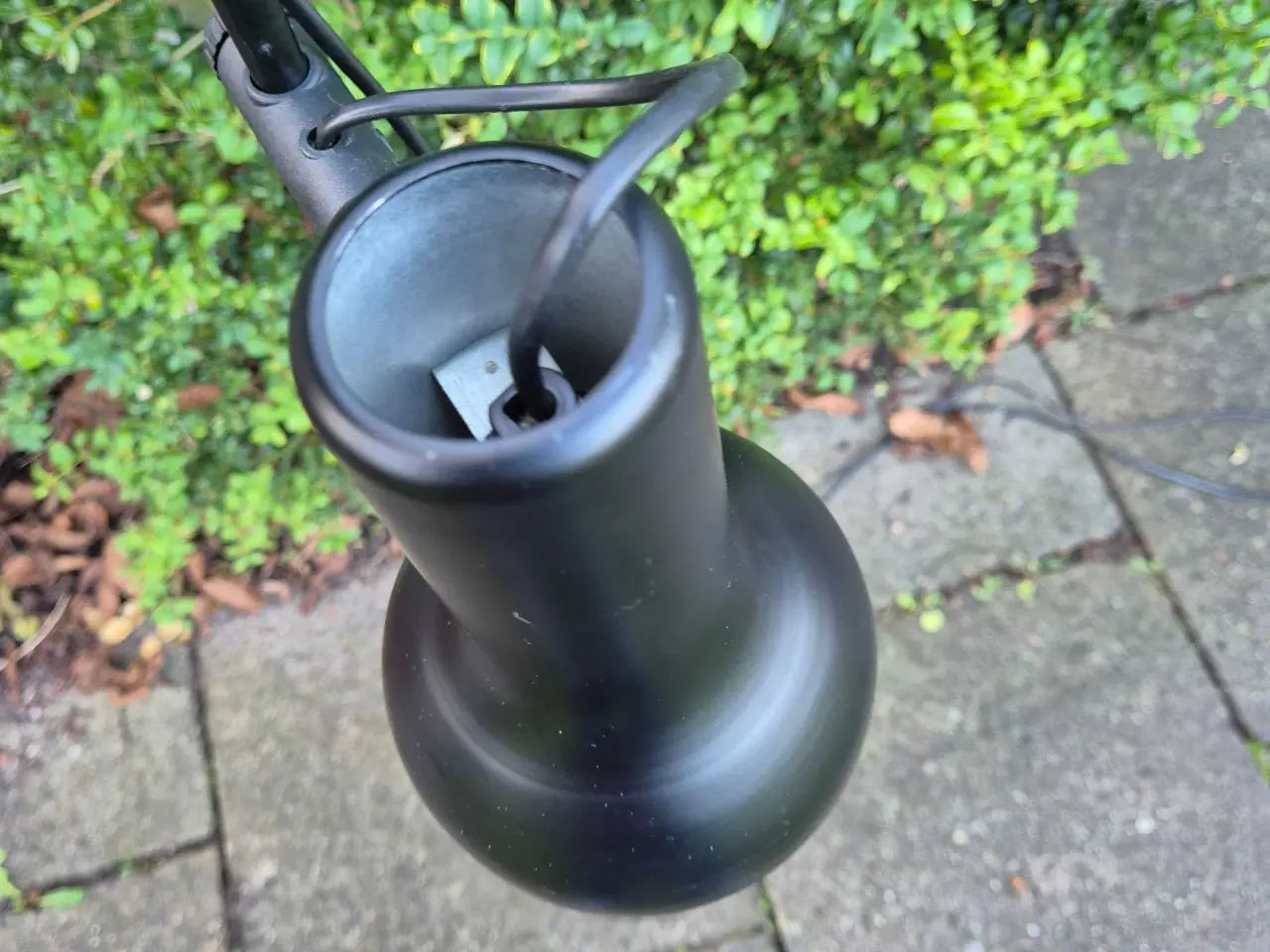 Billede 11 - Kulsort vintage gulvlampe med to spot 