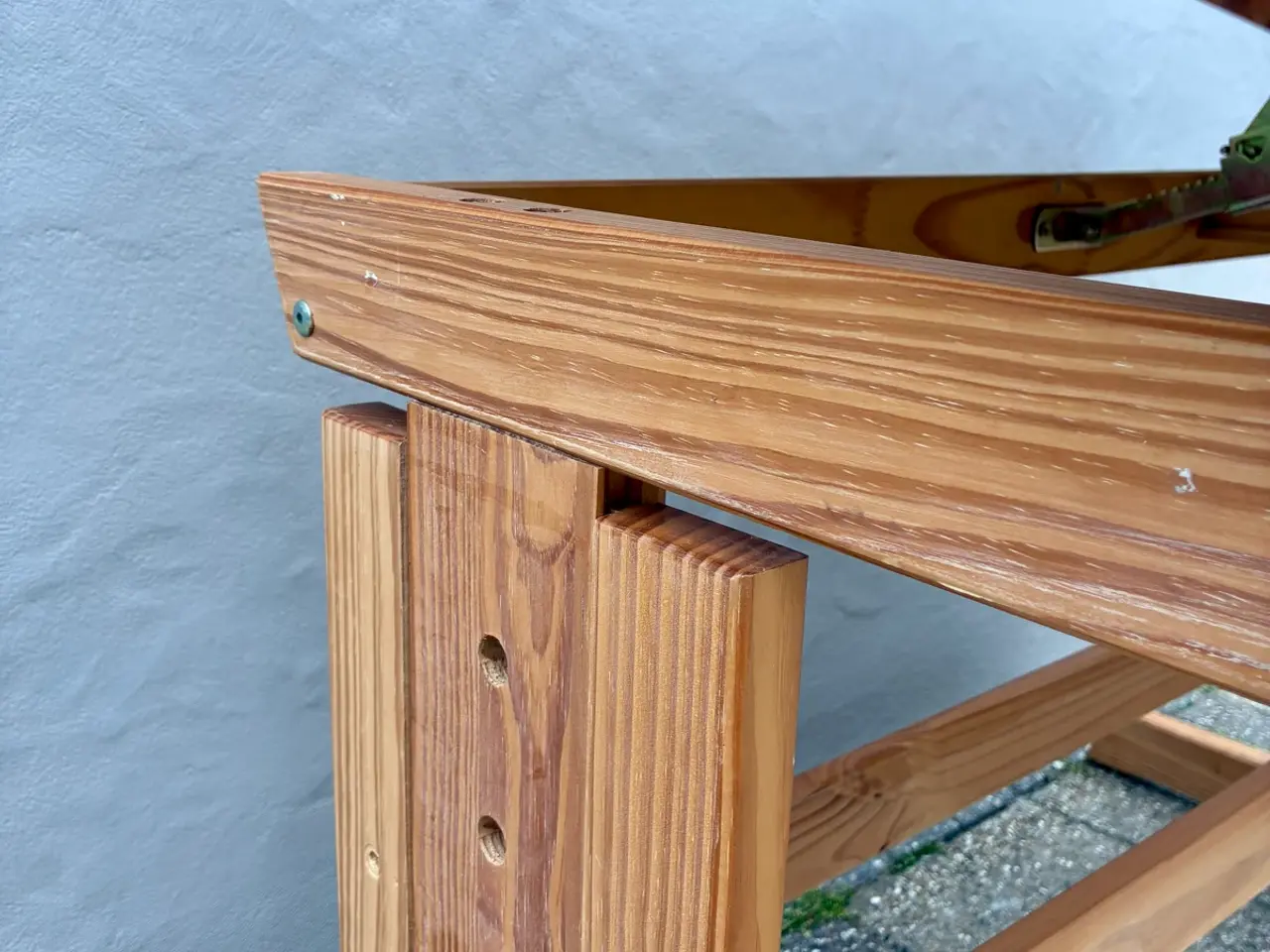 Billede 4 - SOLGT Fyrretræ arkitektbord/arbejdsbord