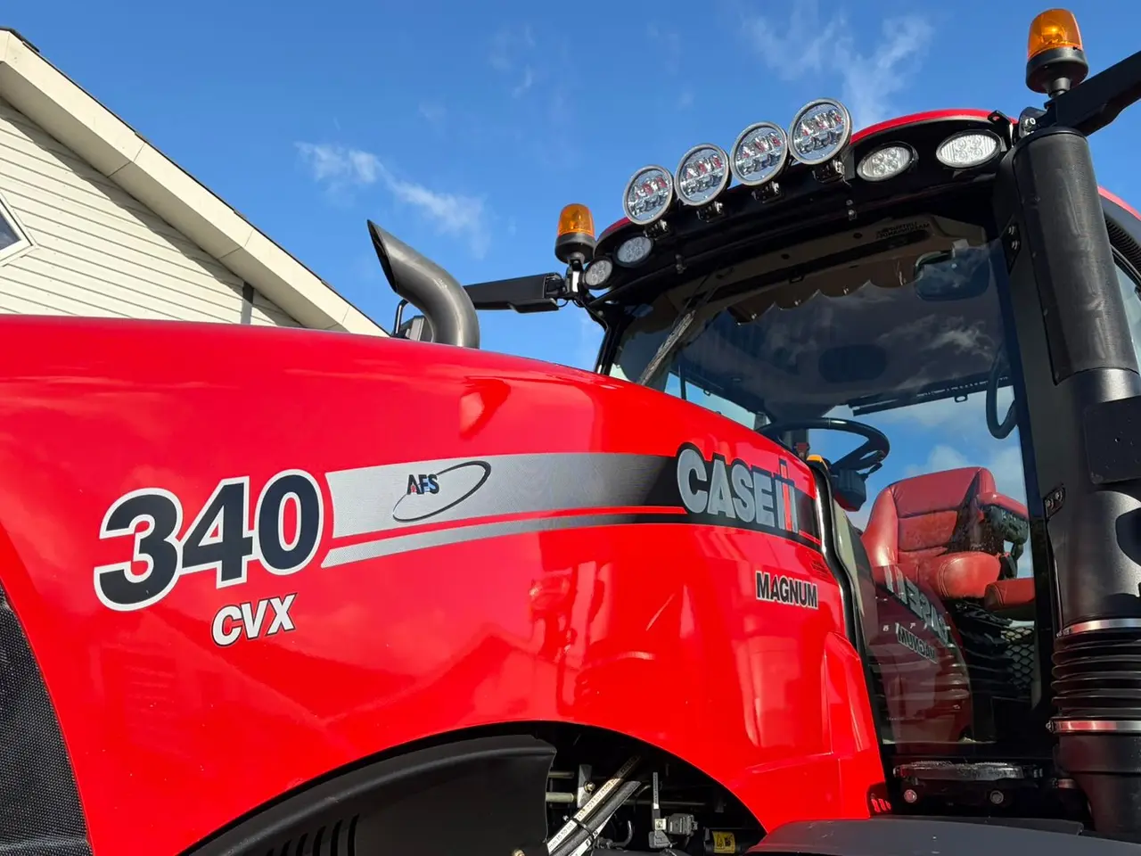 Billede 12 - Case IH MAGNUM 340 CVX med frontlift. Meget velholdt gård traktor