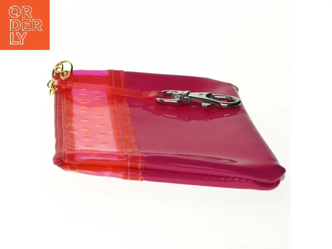 Billede 2 - Pink taskepung i plast (str. 20 x 13 cm)