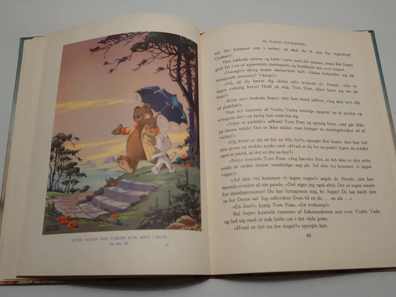 Billede 4 - Marten Toonder: Tom Puss på eventyr. Sjælden.1950