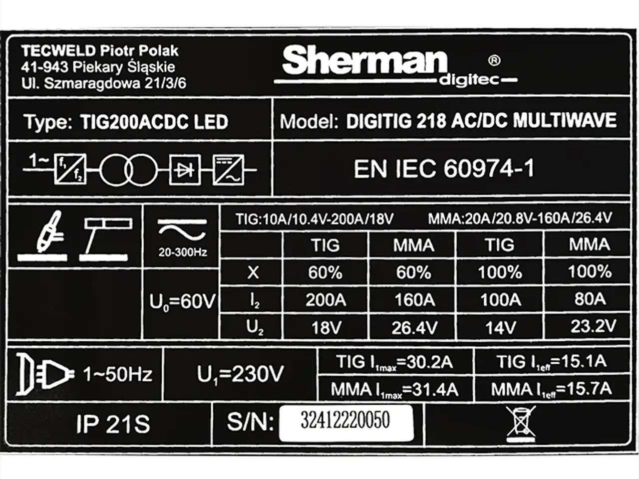 Billede 10 - Sherman DIGITIG 218 MULTIWAVE AC/DC