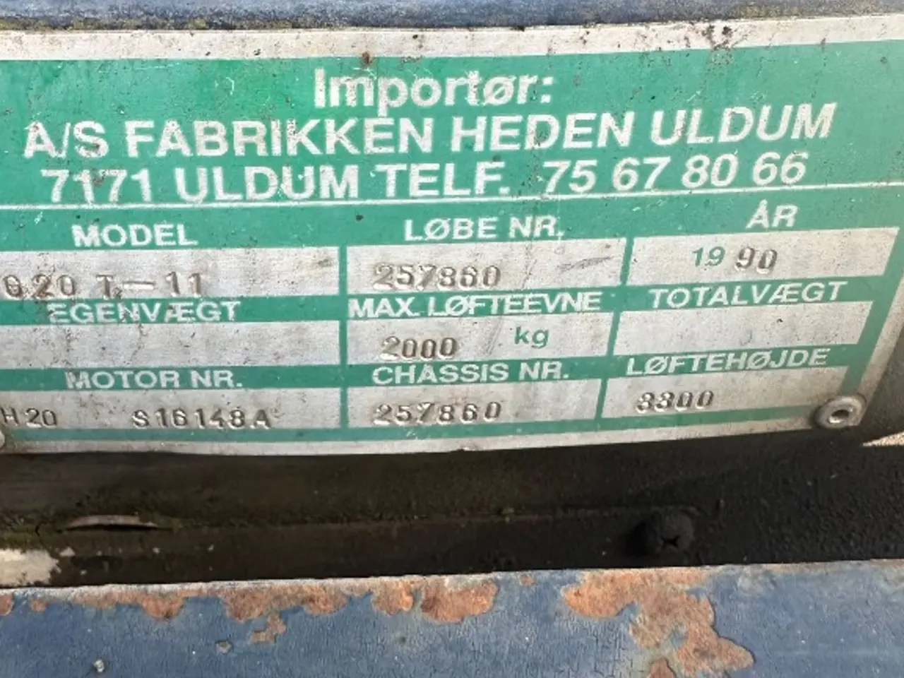 Billede 2 - Komatsu FG20 t-11