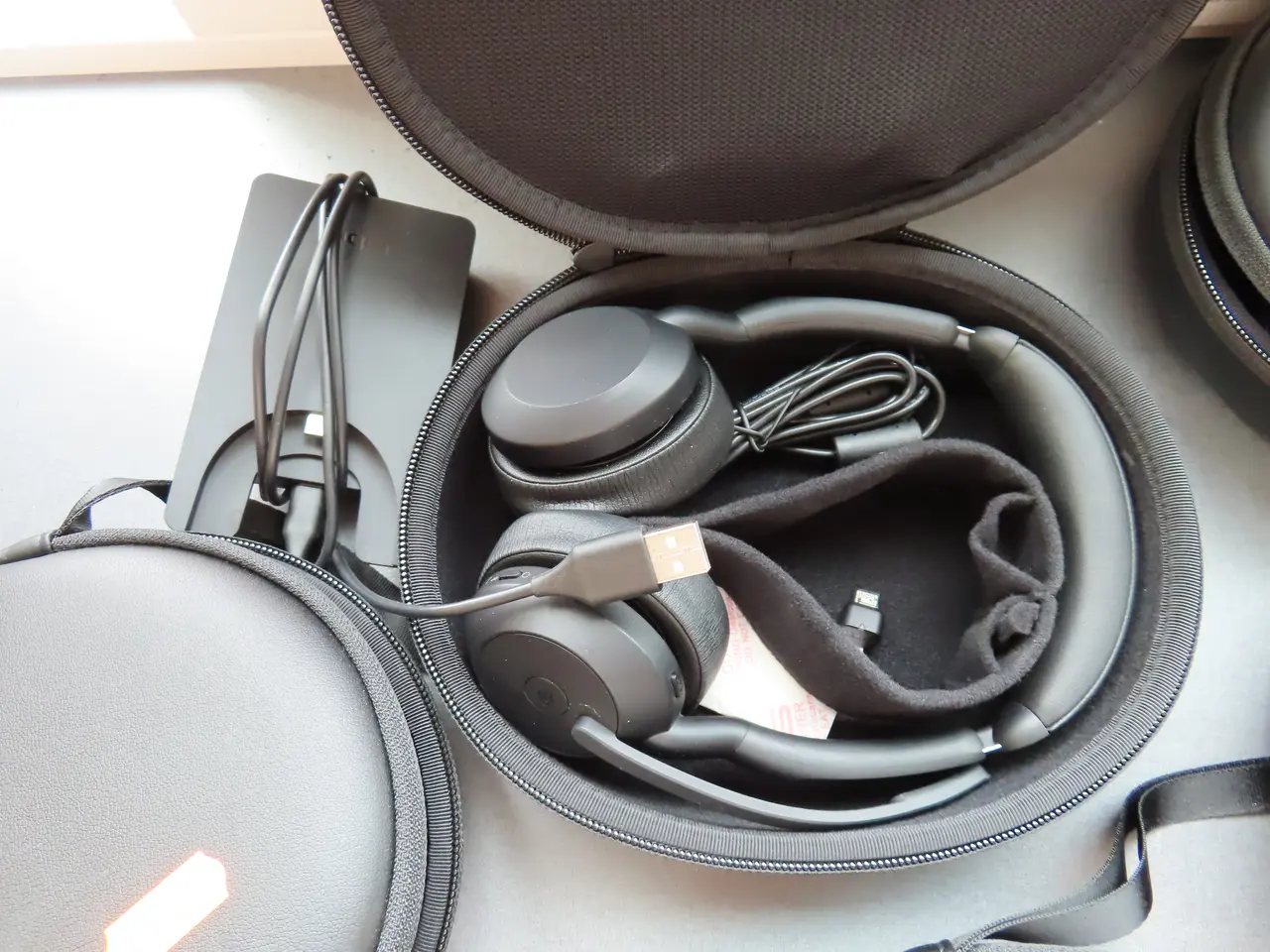 Billede 1 - Headset JABRA Dji Evolve2 55 med ladestand (med dongle)
