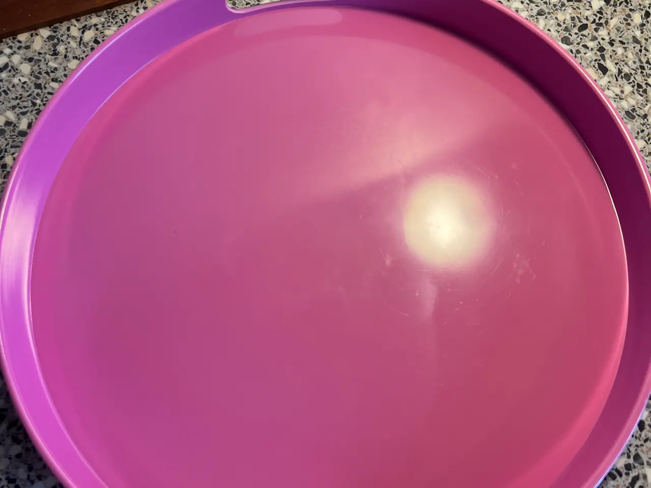 Billede 6 - Hot Pink Serveringsbakke. Rund. 