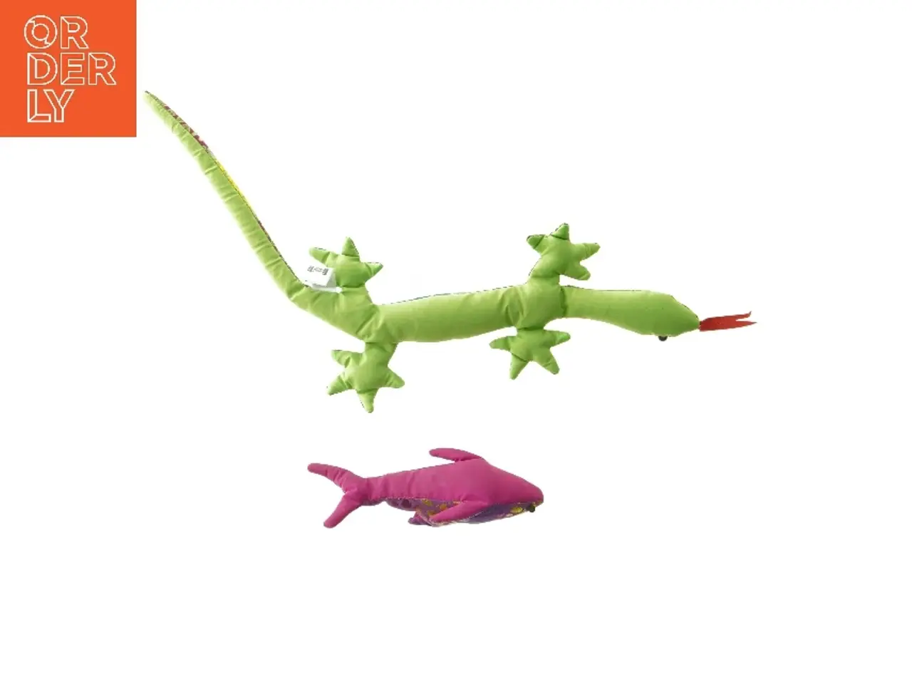 Billede 2 - Farverige dyreformede figurer (str. 35 & 11,5 cm)