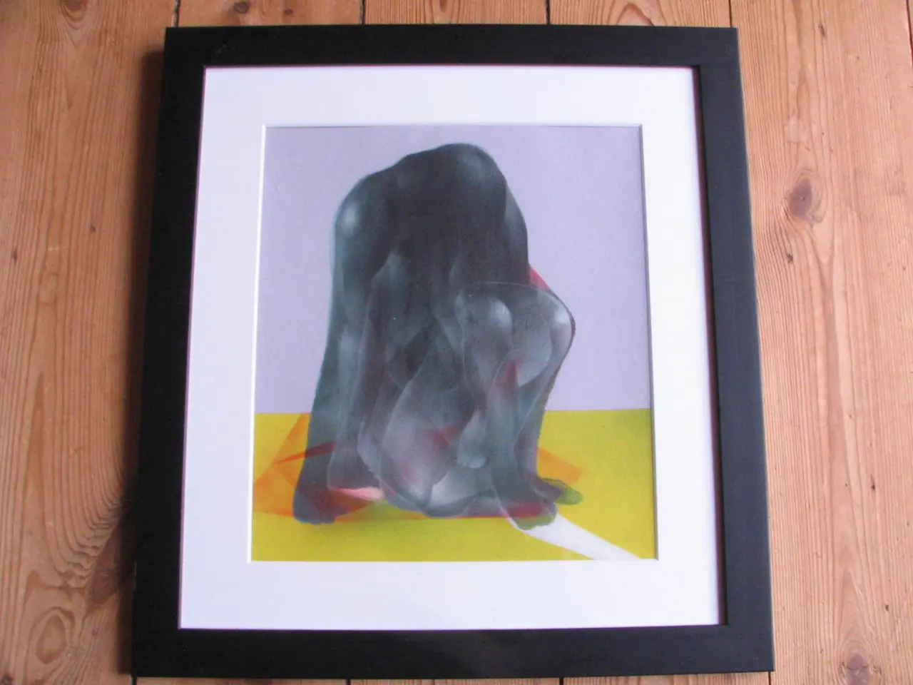 Billede 1 - John Reuss f.1973.  Mixed media på papir