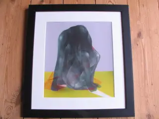 John Reuss f.1973. Mixed media på papir
