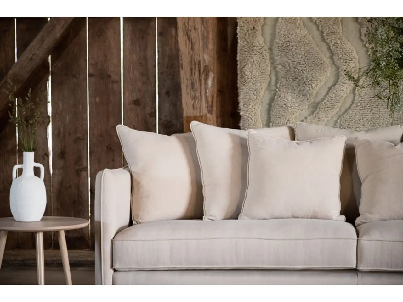 Billede 15 - Segelskaren 3 personers Sofa  - Beige Stof