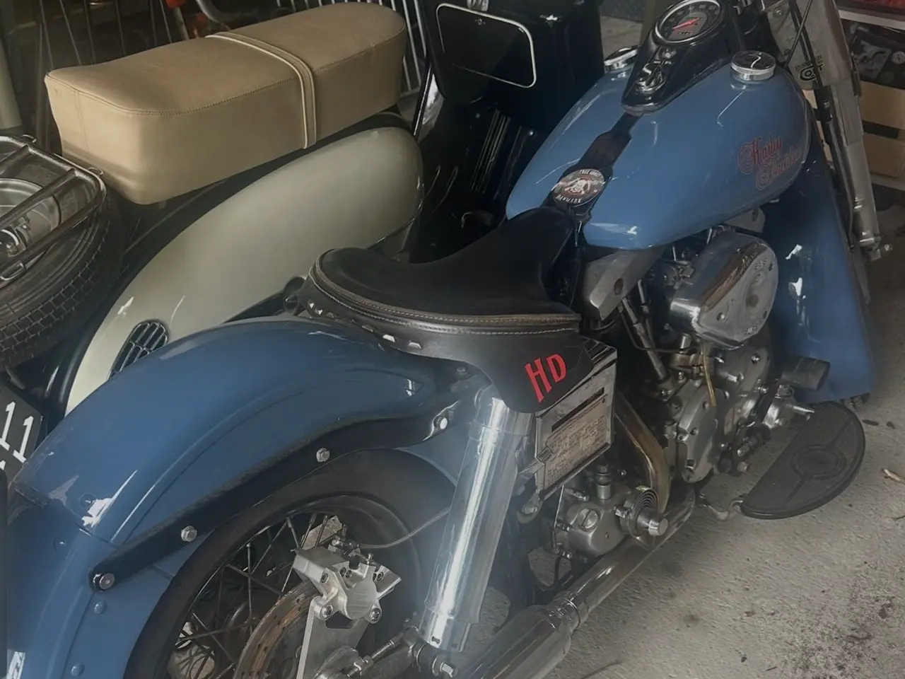 Billede 2 - veteran 1200cc dejlig maskine