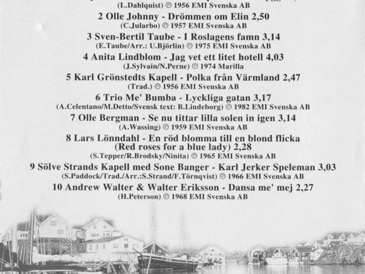 Billede 2 - Diverse kunstnere – Brännö Brygga – CD