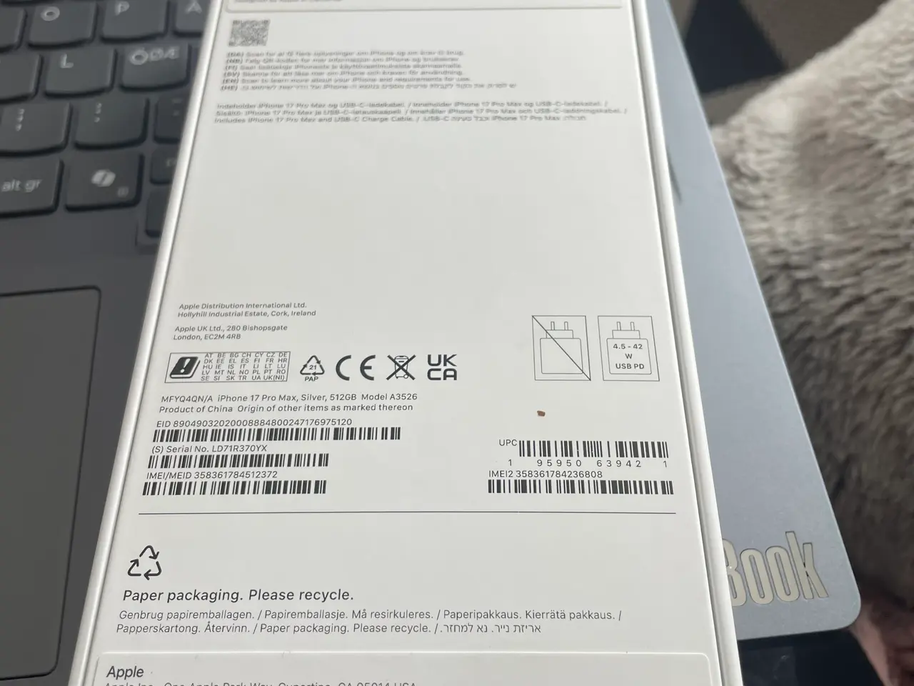 Billede 2 - Iphone 17 Pro Max 512GB