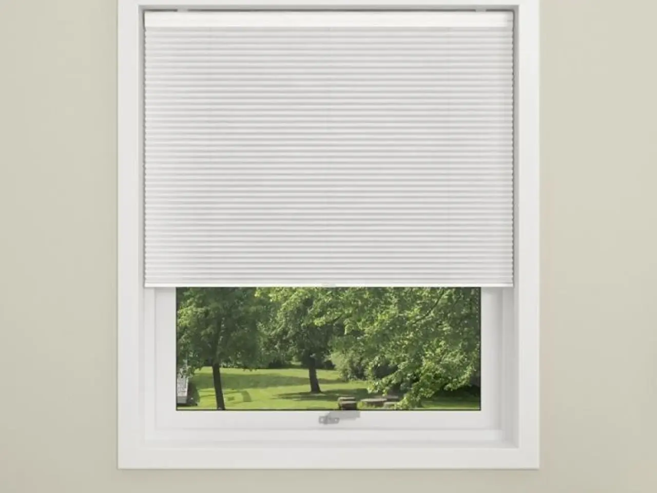 Billede 1 - Debel Touch plisségardin 80x210 cm hvid