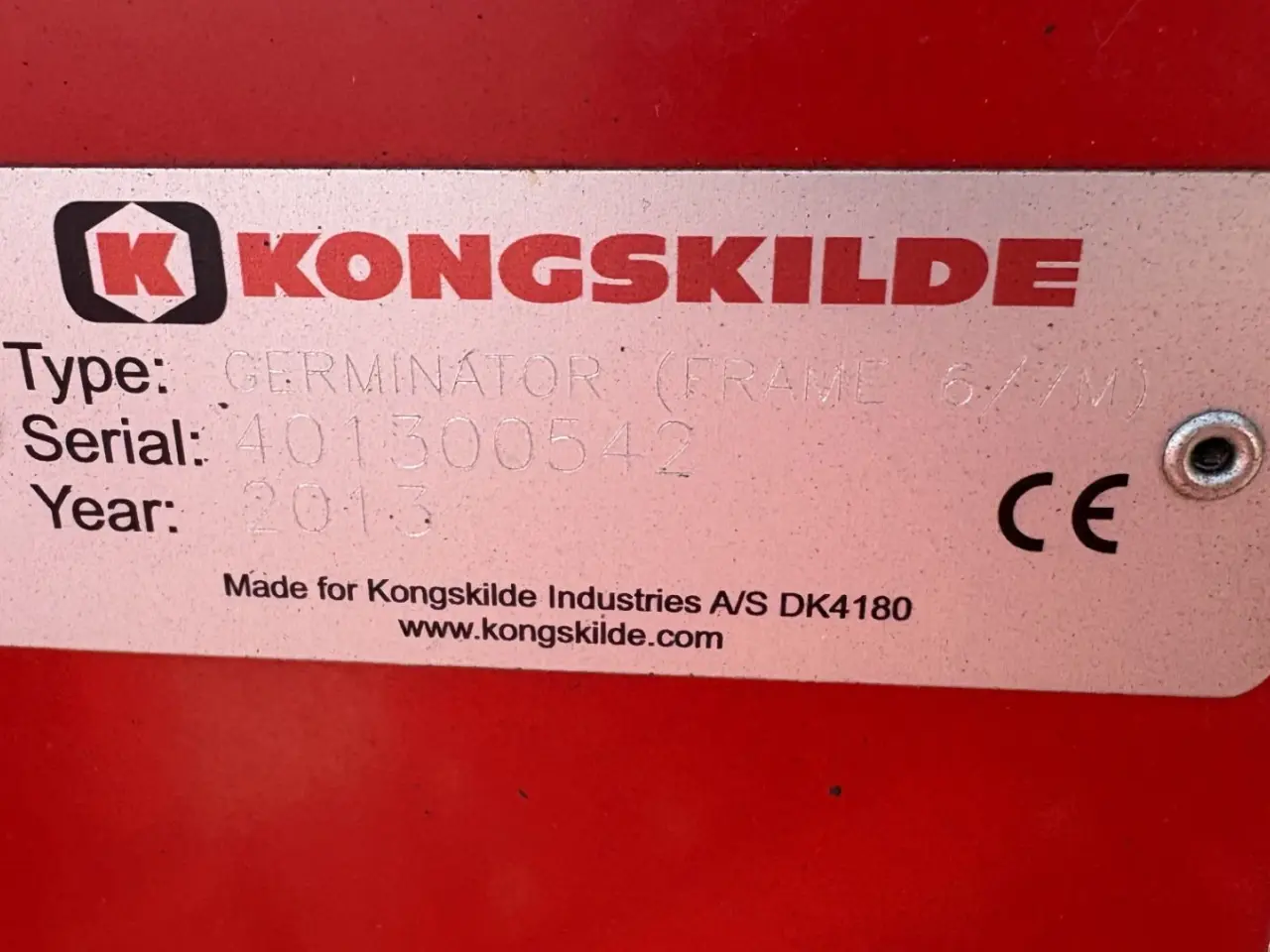 Billede 6 - Kongskilde 7 meter germinator med CROSKILL tromle bagerst. Velegnet til roer, spinat og andre speciel afgrøder.