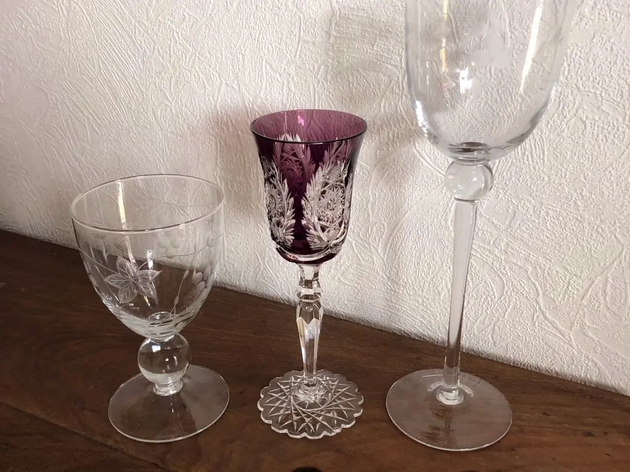 Billede 1 - Hurricane / glas / lysestager til fyrfadlys