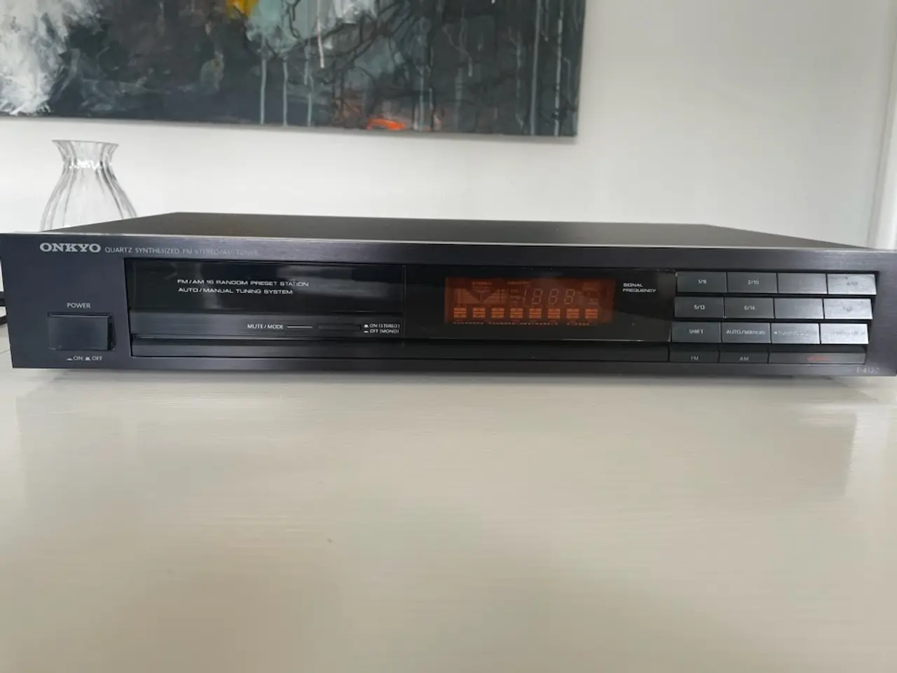 Billede 1 - Meget velholdt Onkyo FM Stereo/AM Tuner 