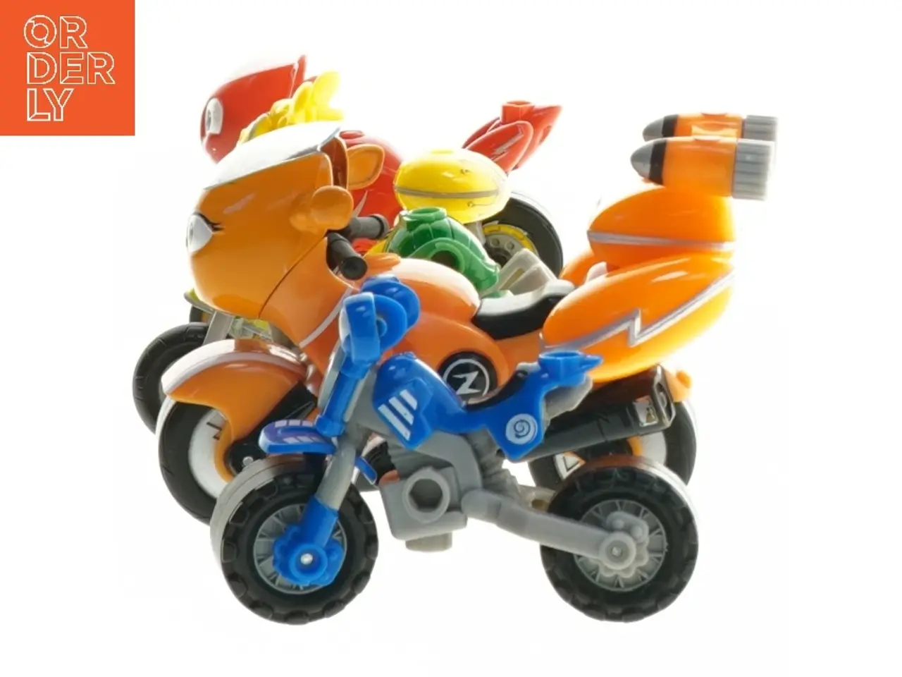 Billede 1 - Motorcykel legetøjsfigurer sæt (str. 10 cm)
