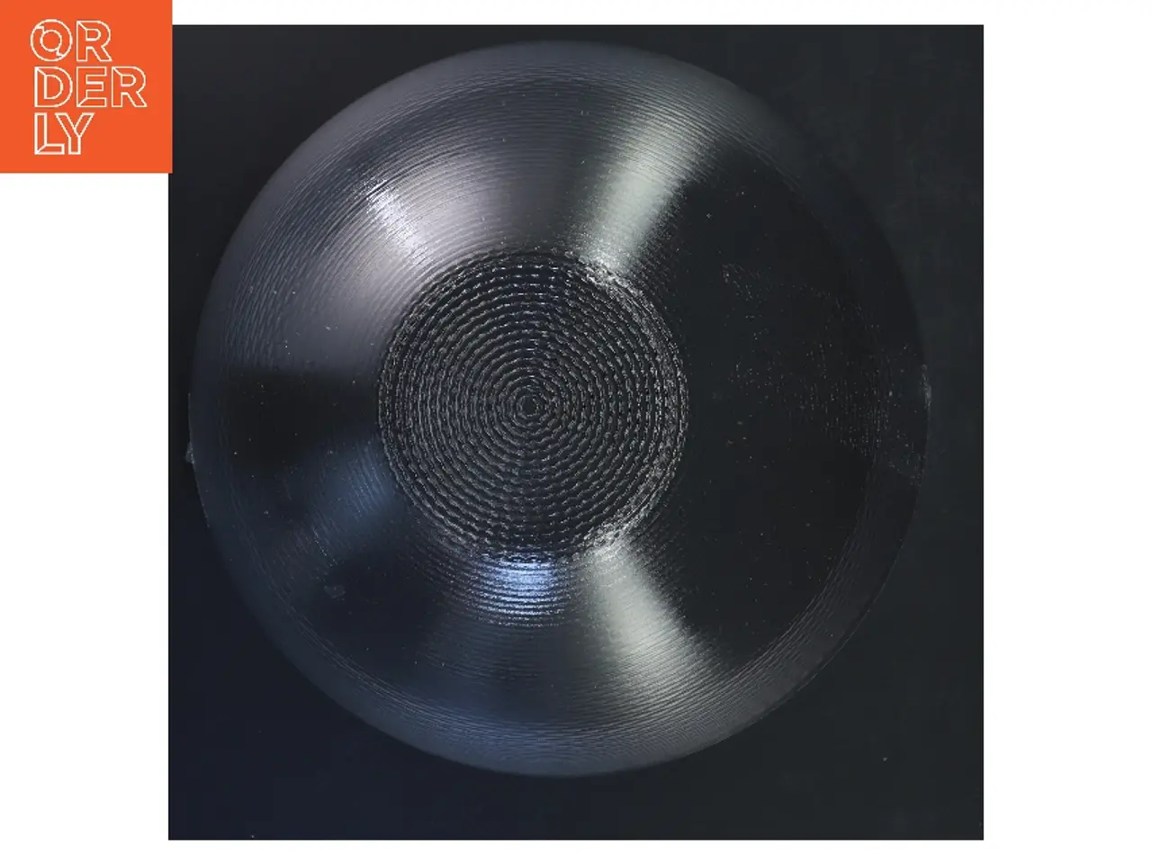 Billede 2 - Stor rund glas skål Ø28 cm (str. Ø 28 cm)