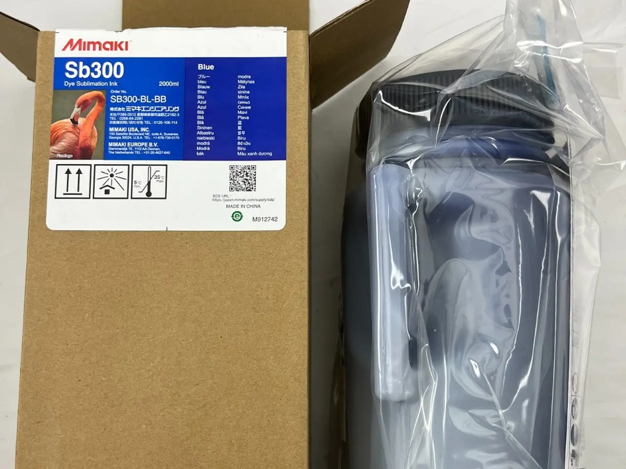 Billede 3 - Mimaki Sb300-BL-BB Blue Dye Sublimation Ink 2000ml