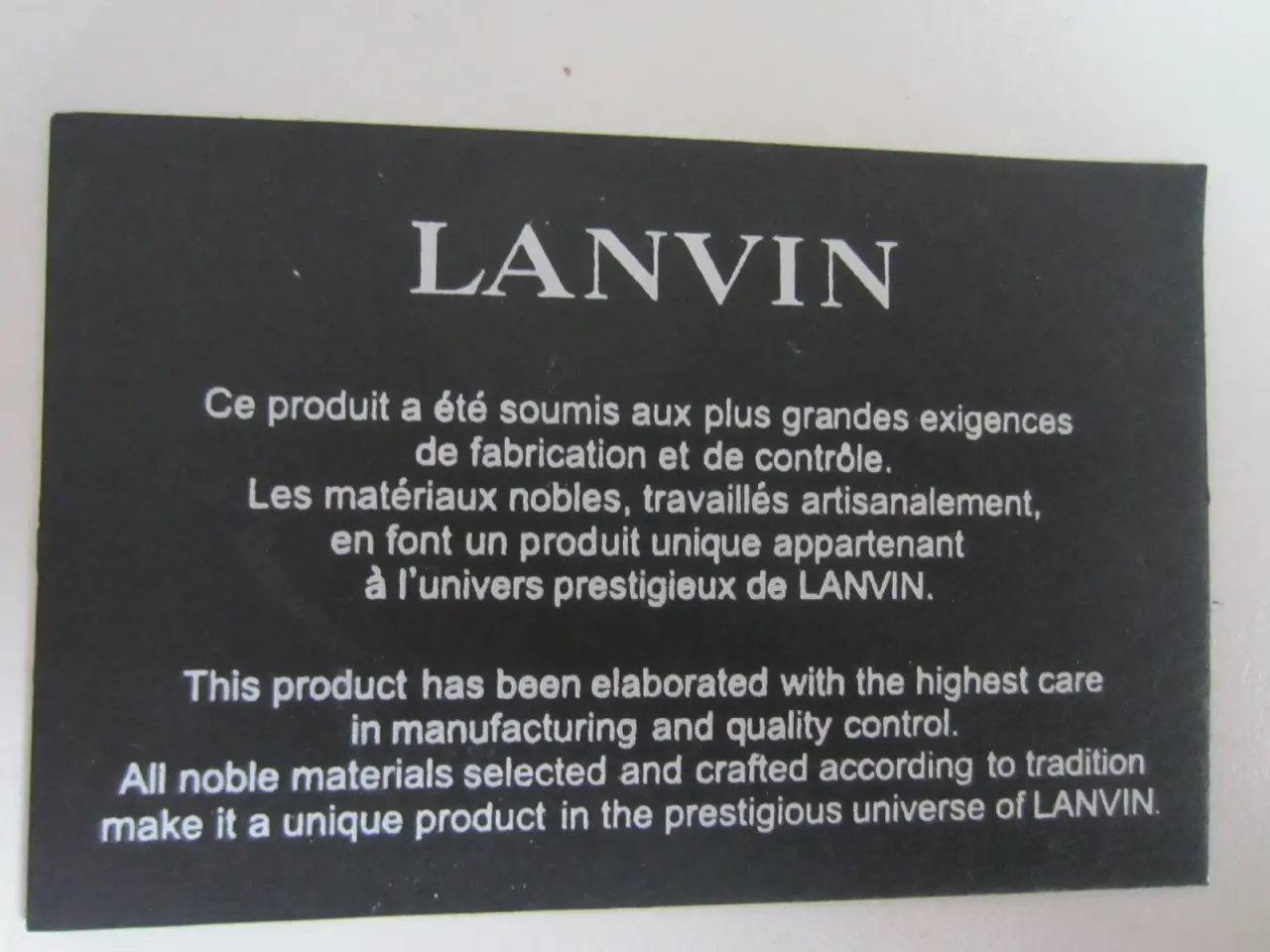 Billede 6 - LANVIN herreur med blank urkasse, bagside