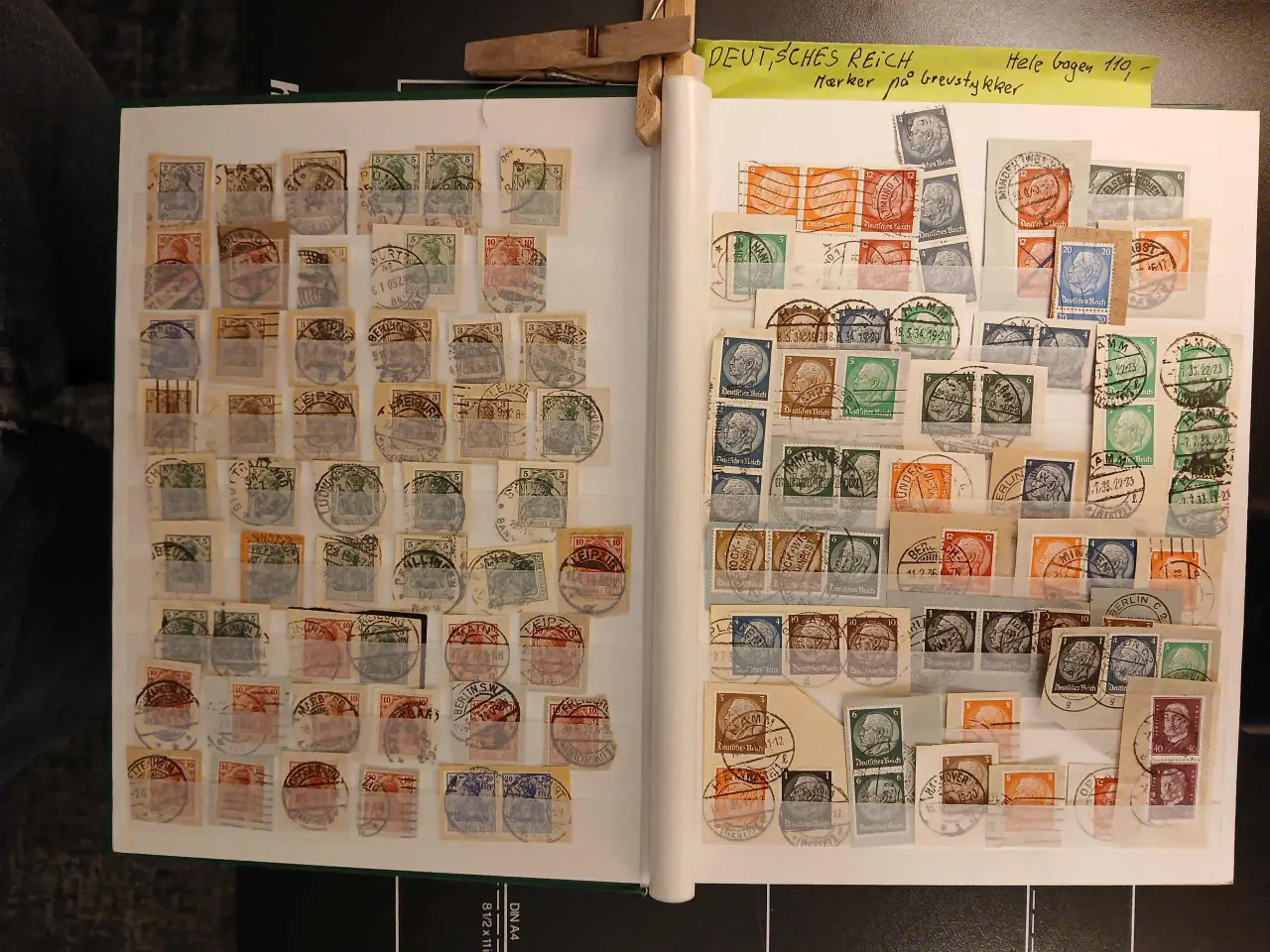 Billede 3 - Tyskland (86) Deutsches Reich Brevstykker. 32 side