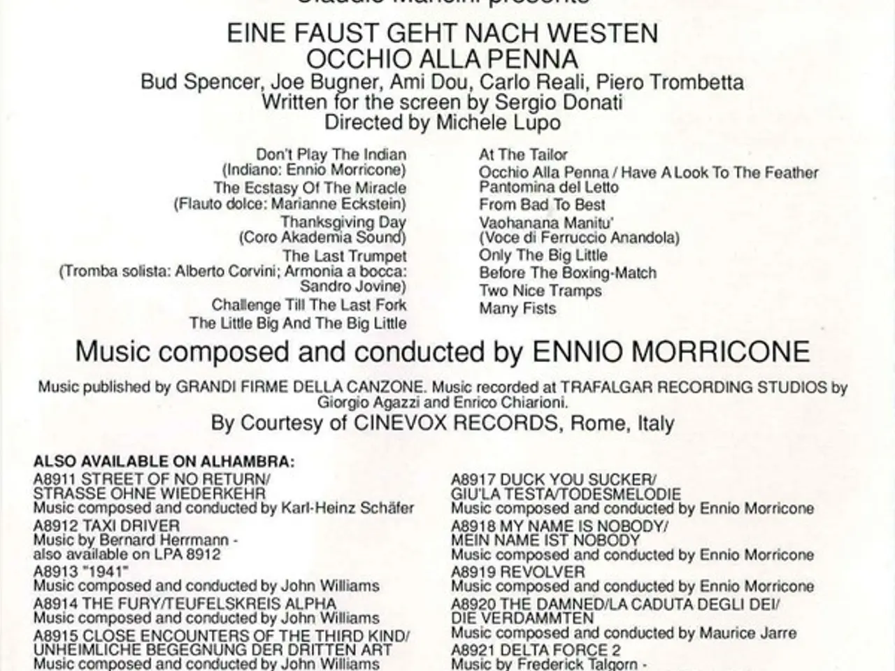 Billede 5 - Ennio Morricone – Occhio Alla Penna = Eine… – CD