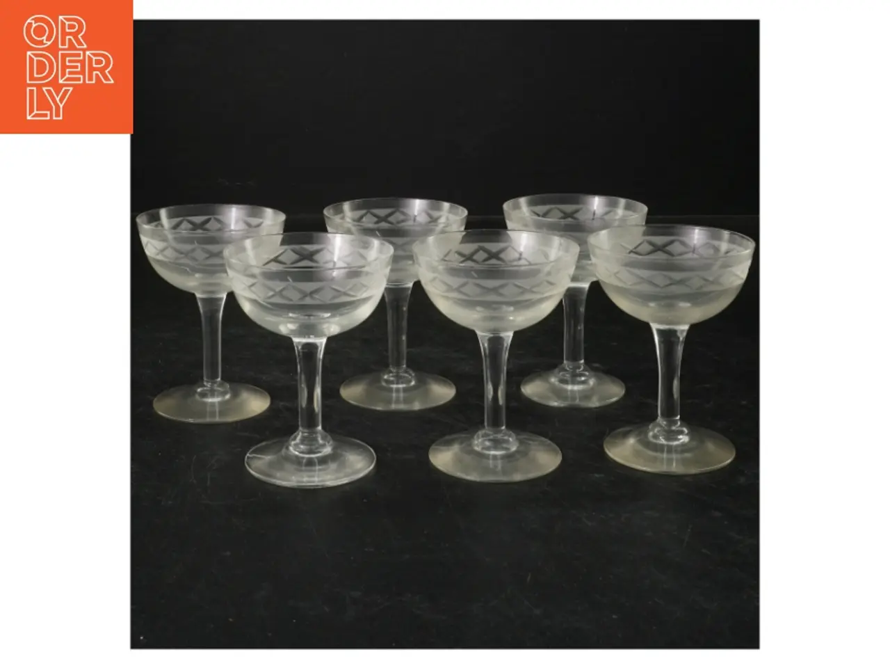 Billede 1 - Sæt med seks Ejby cocktailglas (str. 9x7 cm)