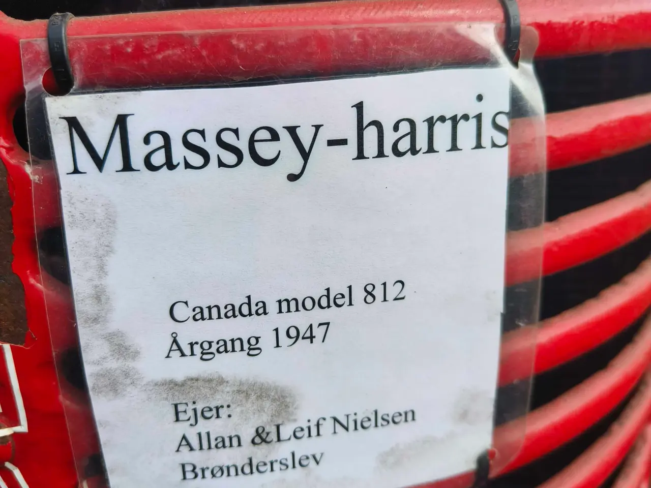 Billede 1 - Massey Harris