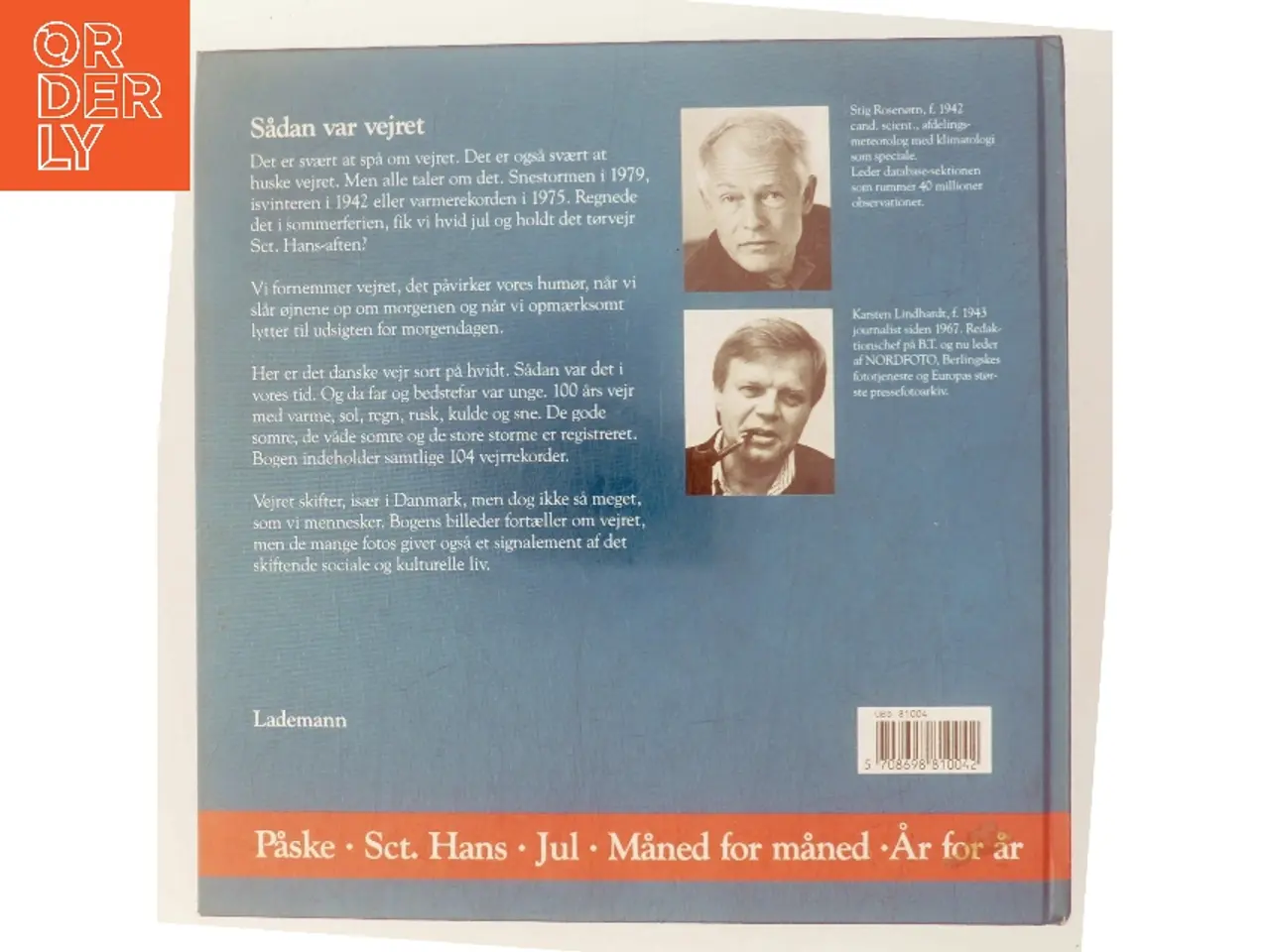Billede 3 - Dansk vejr i 100 år (Bog)