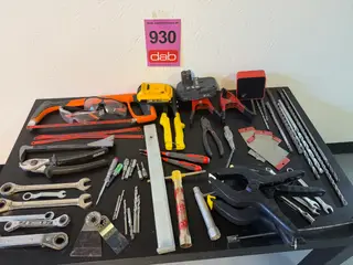 DeWalt/Ryobi-batteri samt værktøj MOMSFRI