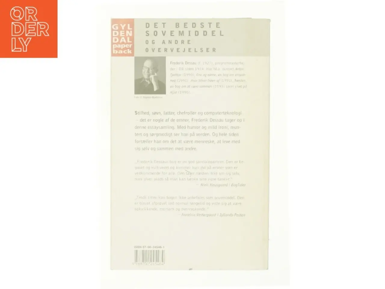Billede 3 - Det bedste sovemiddel - og andre overvejelser af Frederik Dessau (Bog)