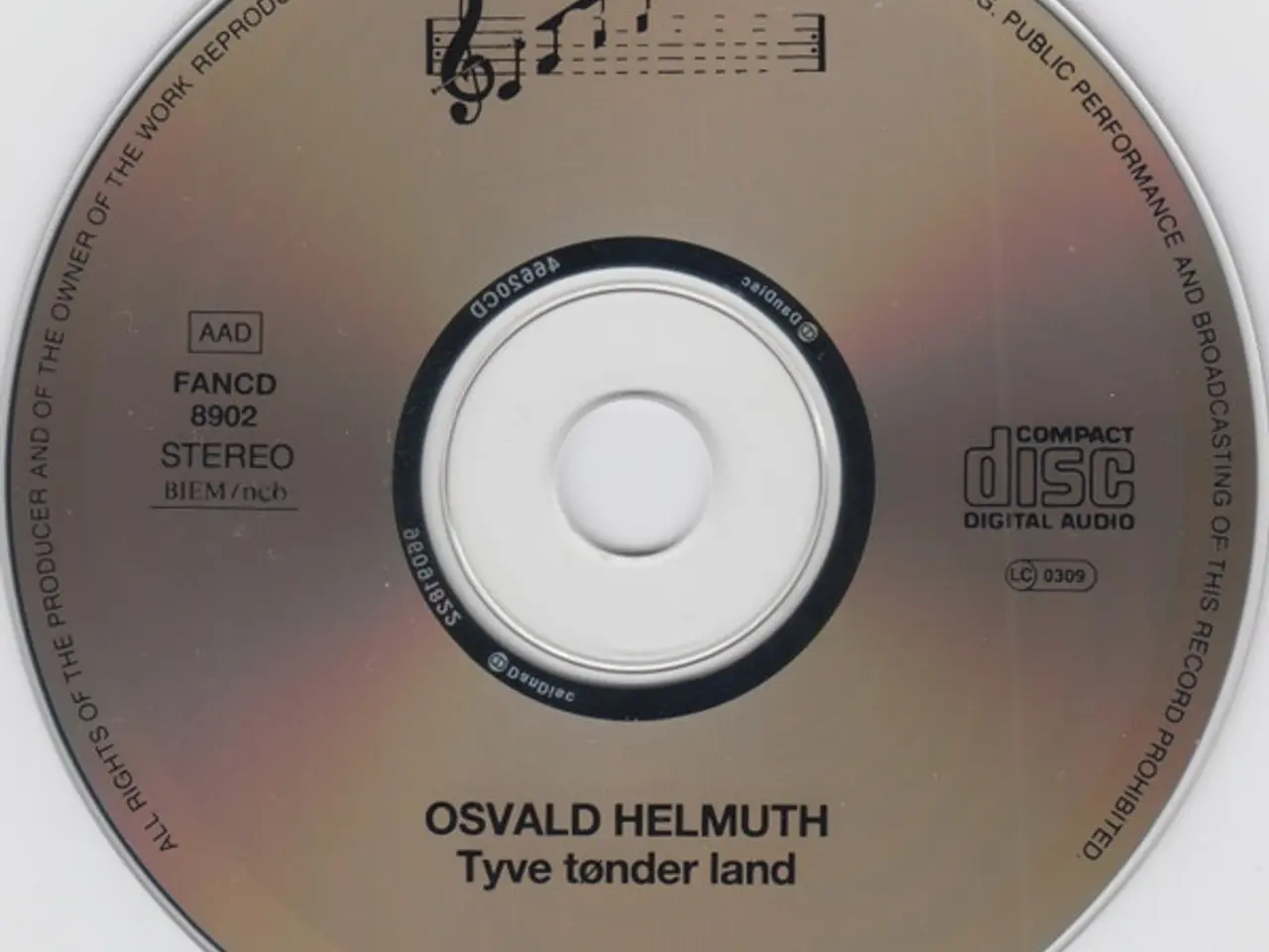 Billede 4 - Osvald Helmuth – Tyve Tønder Land – CD