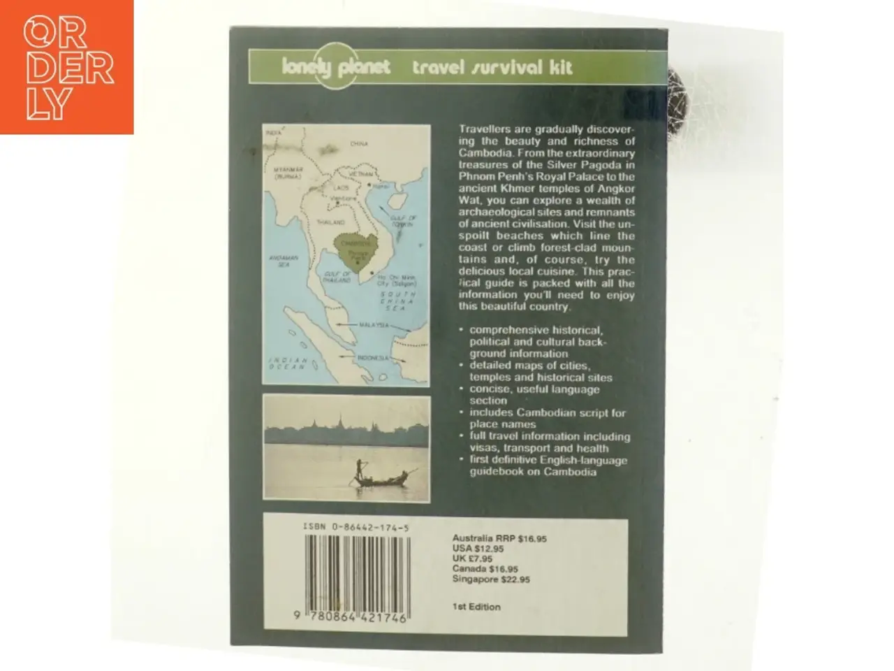 Billede 3 - Cambodia : a travel survival kit (Bog)