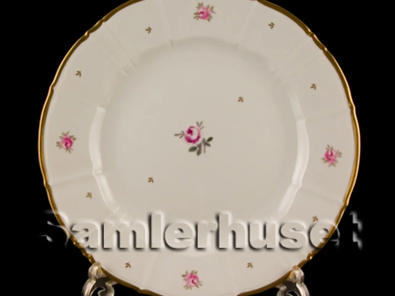 Billede 1 - Roselil Tallerken Flad 25 cm.