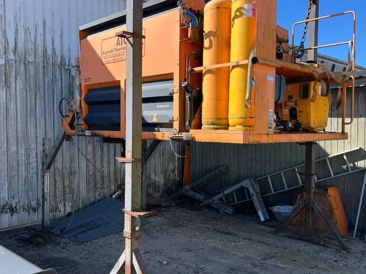 Billede 1 - ATC 5 ton Isoleret asfaltcontainer med galgeophæng
