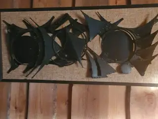 Rustik relief - Metal kunst til væg.