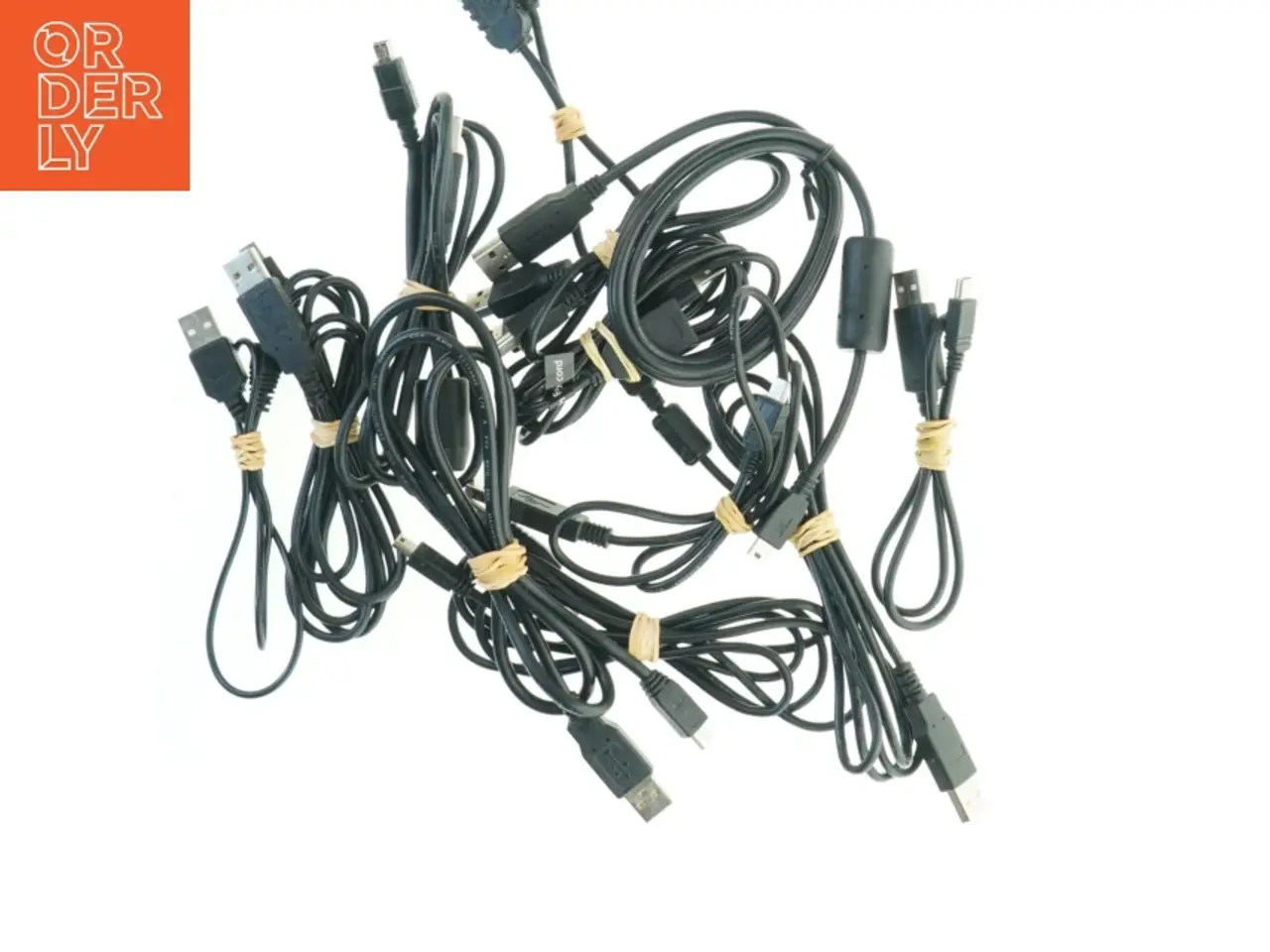 Billede 4 - Samling af USB-kabler (str. mixed )