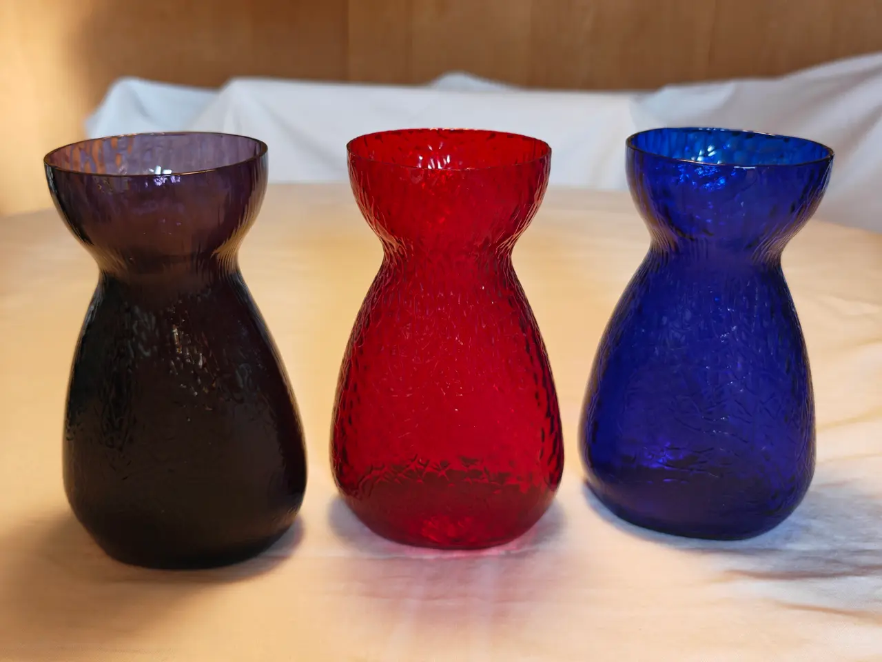 Billede 3 - Hyacintglas ovale hamret fra Kastrup/Fyens Glasvær