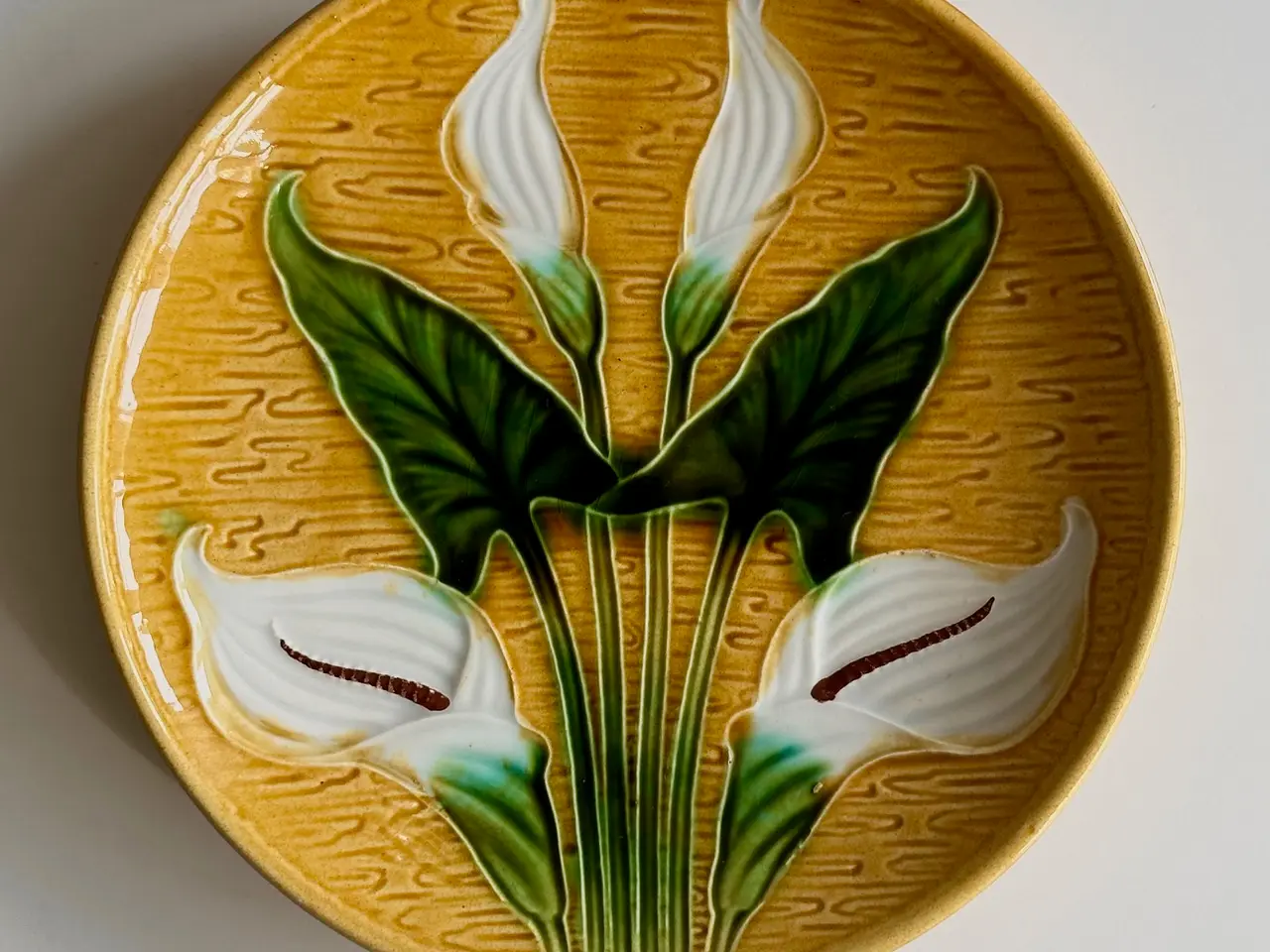 Billede 1 - Art nouveau tallerken, calla