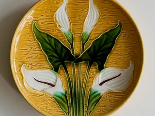 Art nouveau tallerken, calla