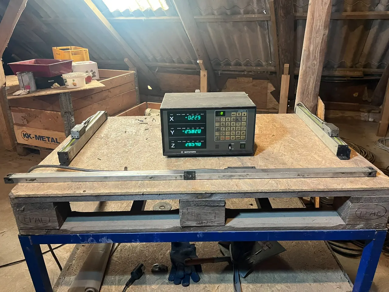 Billede 1 - Mitutoyo 3-akset målesystem med 3 linealer