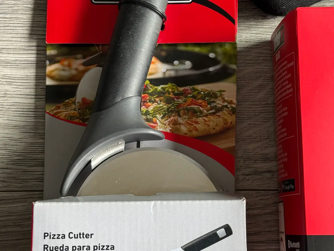 Billede 2 - Weber iGrill 2 termometer + pizzaskærer & hanske