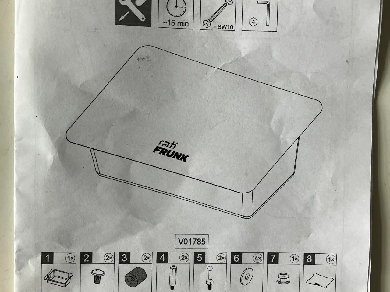 Billede 3 - Dacia Spring - frunk, måtter, ladekabel