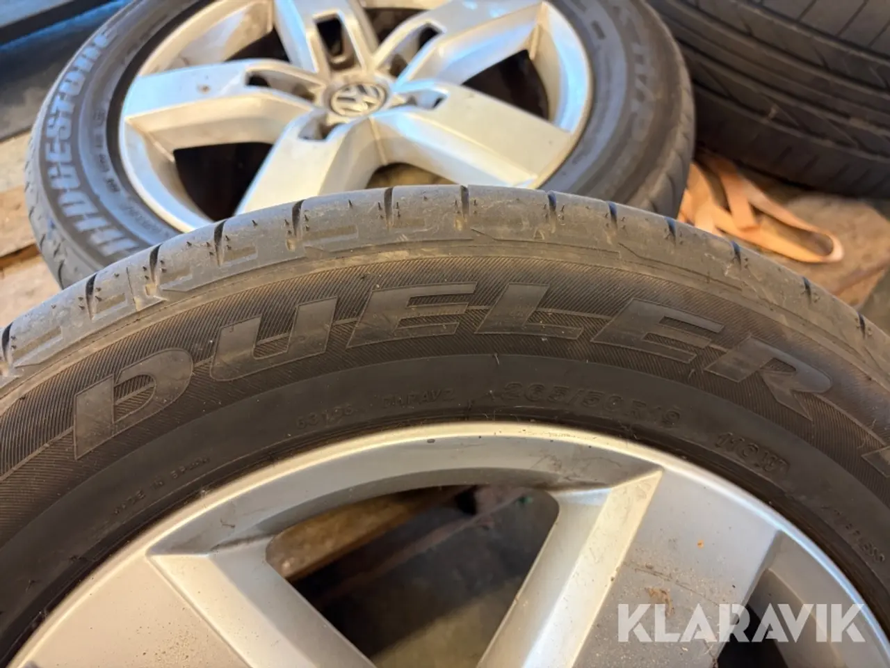 Billede 9 - Alufælge med vinterdæk Bridgestone Dueller H/P - 4 styk