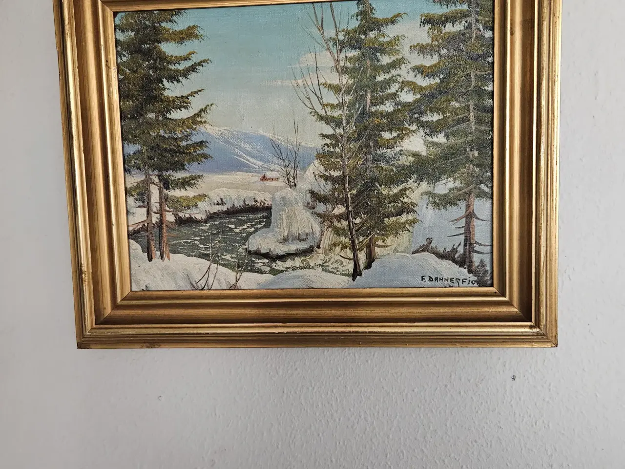 Billede 1 - Olie maleri af Finn Dannerfjord