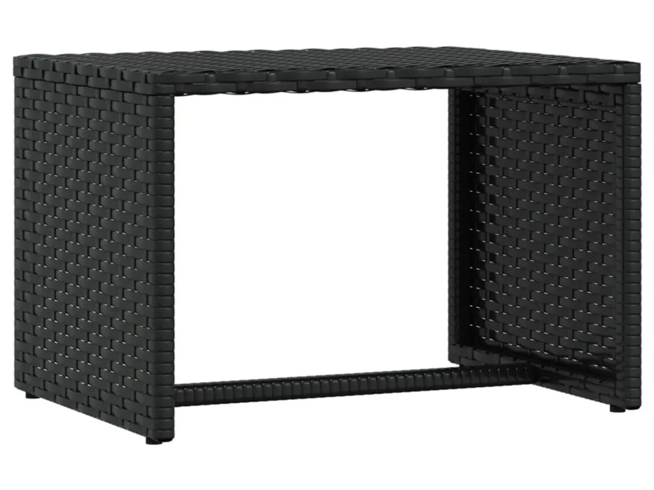 Billede 6 - Liggestol 1 stk. med bord polyrattan sort