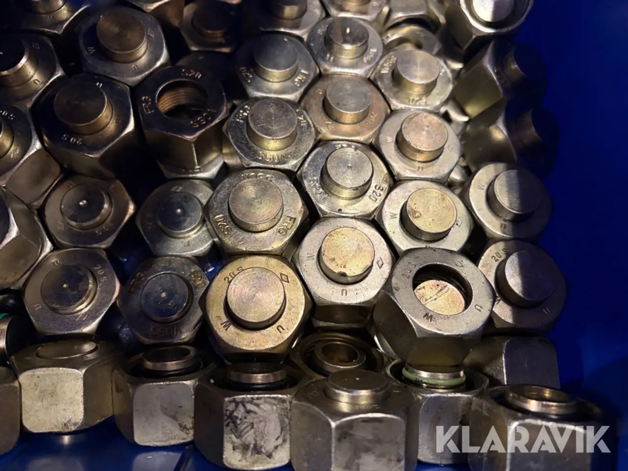 Billede 8 - Lot - fittings og propper til hydraulikslanger - 1 palle